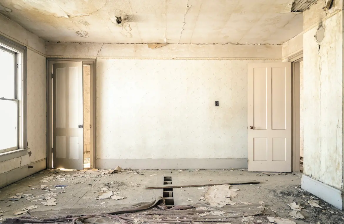 Waste disposal crew managing a cleanout project in South Fayette